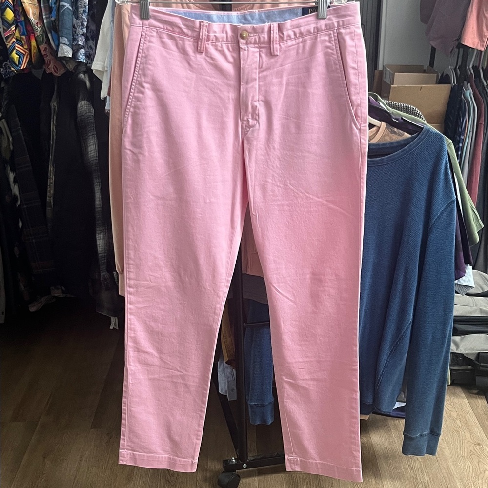 Polo by Ralph Lauren Light Pink Slim Fit Chinos 32X32